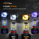 Faros LED amarillos (3000 K)