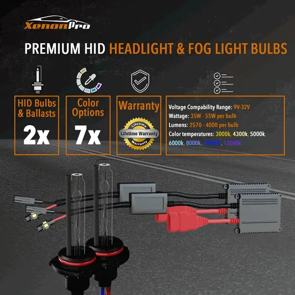Dual Beam, Hi & Low Beams - D3S - Full Xenon HID Headlights Kit - Free  Shipping & Lifetime Warranty 